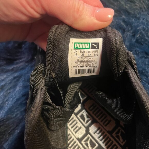 PUMA Women's Basket Heart Night Sky Shoes - Black - Picture 5 of 9